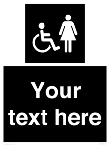 Custom information: black panel disabled and female